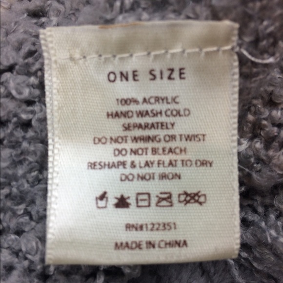 Do Everything In Love Poncho Plaid One Size - Picture 6 of 6